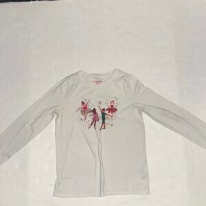 Lot of 3 Cat & Jack Girls 7/8 Top Holiday School Casual Everyday Basic Christmas